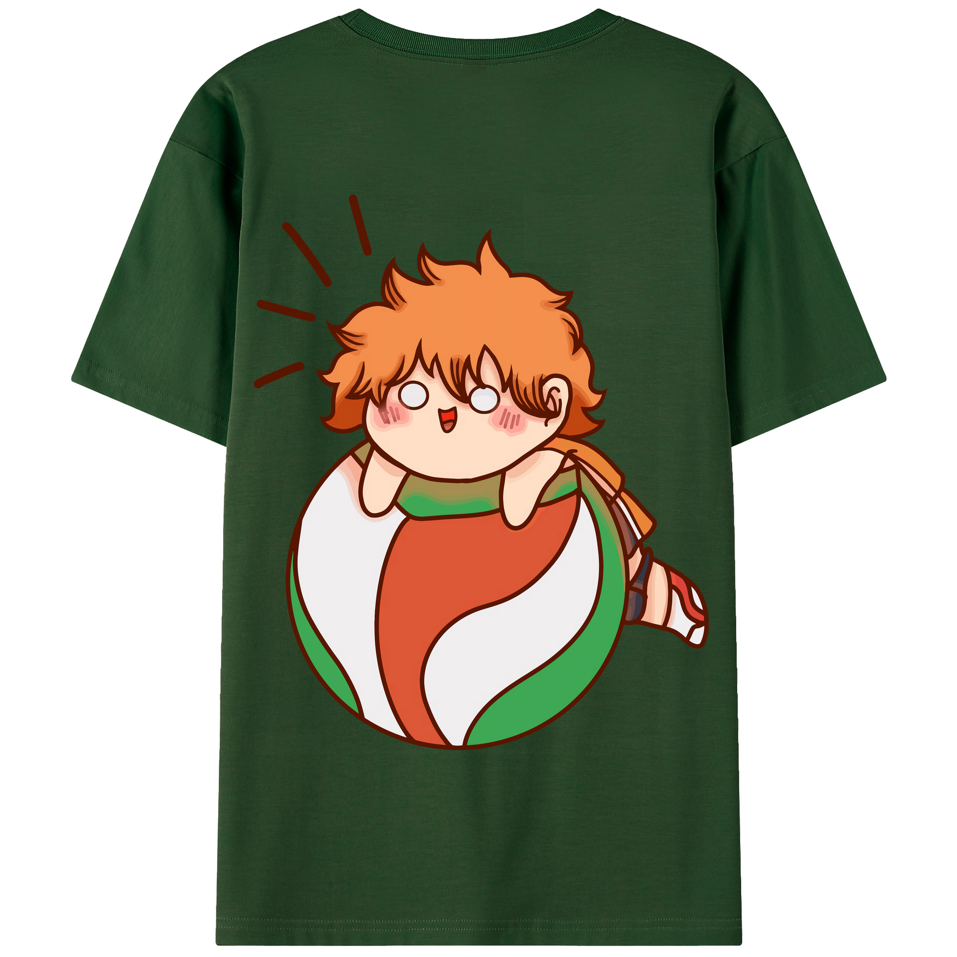 （画像用） ハイキュー!! Haikyu!! 綿100％半袖Tシャツ（背面プリント）